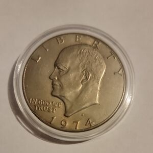 1974 Eisenhower Dollar Coin